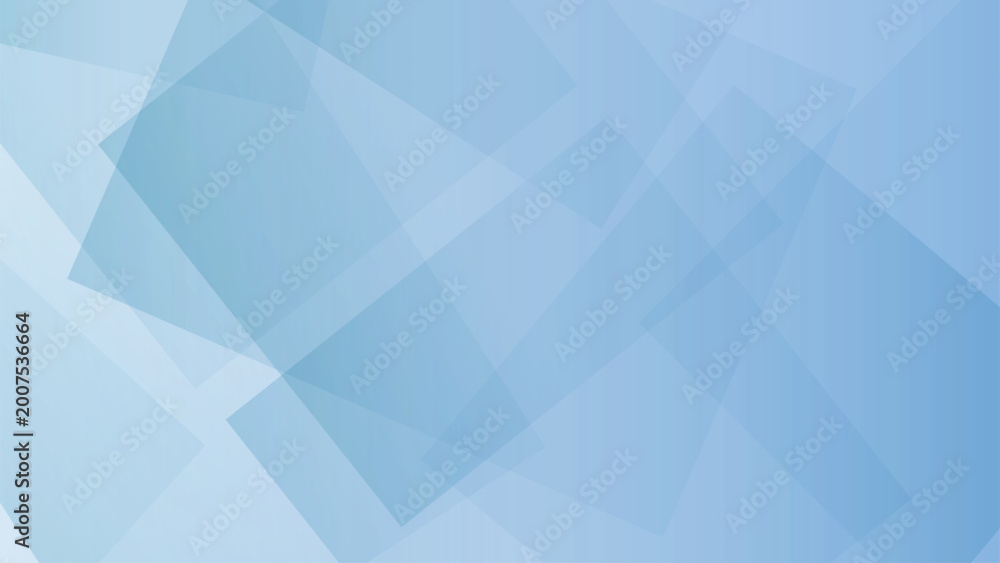 Fototapeta premium Modern Pale Blue Geometric Background with Layered Translucent Rectangles and Corporate Gradient.