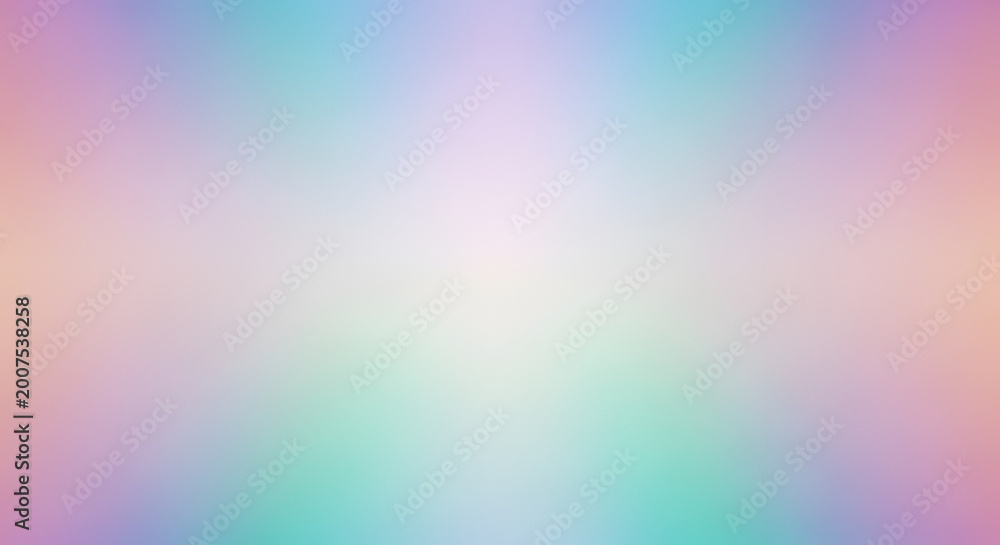 Fototapeta premium Soft pastel color gradient background with a gentle dreamy and ethereal luminous glow in the center