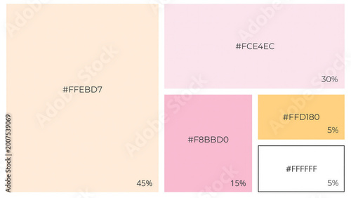 Fotografía Sunset Dust Atmospheric Warm Color Palette with Hex Codes and Usage Ratios