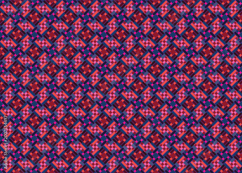 Seamless Textures with ethnic patterns. Navajo geometric abstract print. Decorative decoration with a rustic feel. The design is inspired by Native Americans. Colors are black and white.