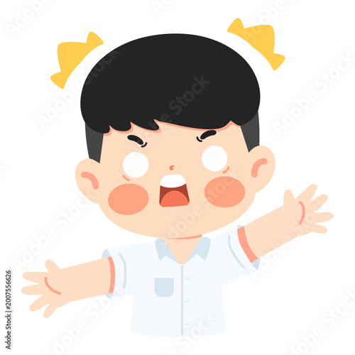 Surprised Boy Showing Shock And Amazed Expression