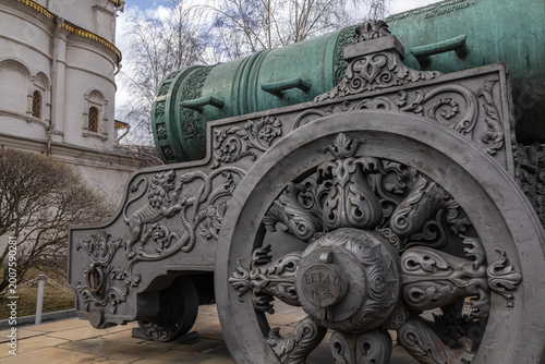 Принти на полотні Russian Russian Tsar Cannon is an artillery piece of the Russian Empire, a monument of Russian foundry art