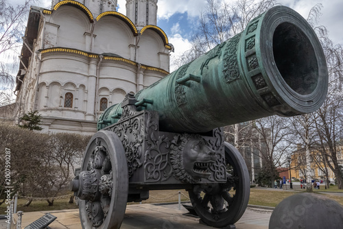 фотографія Russian Russian Tsar Cannon is an artillery piece of the Russian Empire, a monument of Russian foundry art