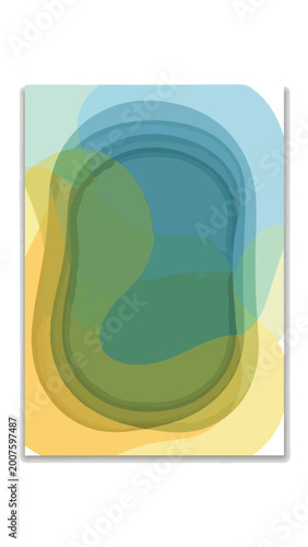 Colorful Abstract Artistic Design Element Closeup.