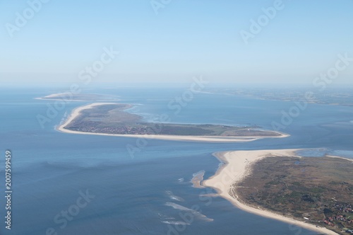 Aerial View - East Frisian Islands – North Sea – Germany
