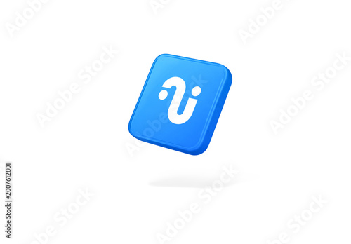 Floating App Icon Mockup