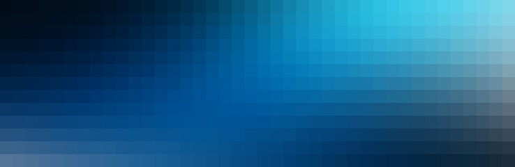 Blue gradient square pixel grid background design