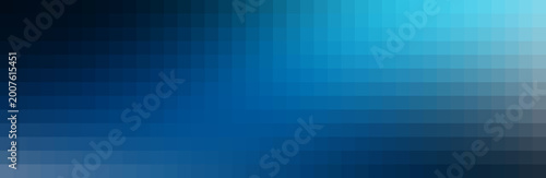 Fotografía Blue gradient square pixel grid background design