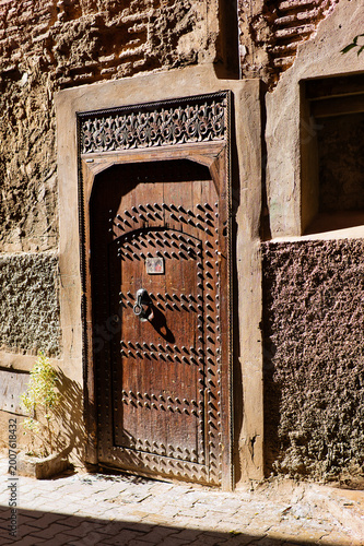 old door in the old town