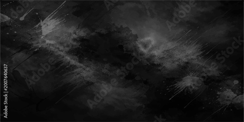 Dark abstract grunge background with smoky clouds fog and copy space in night sky atmosphere