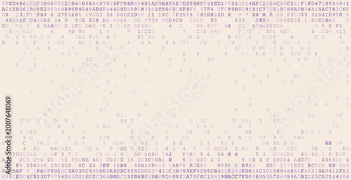 Foto Sparse Binary Dissolve - Artistic Data Fragmentation and Digital Decay
