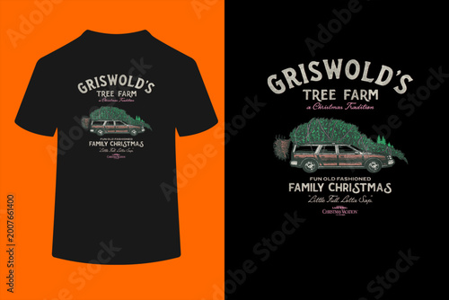 Schilderij op canvas National Lampoon's Christmas Vacation T-Shirt
