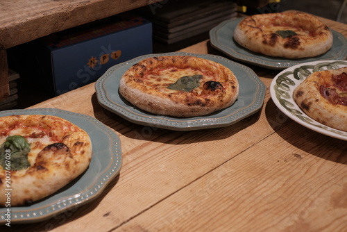 freshly baked pizza
