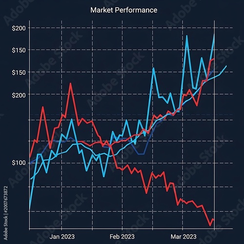 Market Performance Analysis - January to March 2023 Trend Overview.