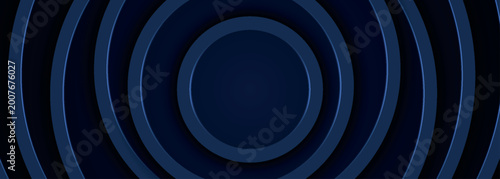 Photos Abstract background with modern 3D circle decoration
