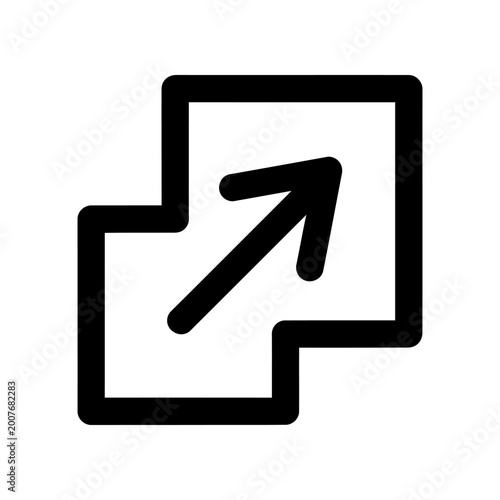 Digital data transfer icon arrow moving between tablets technology concept