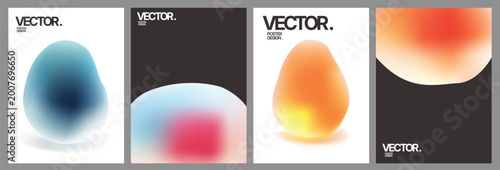 Abstract soft gradient with smooth transition and luminous glow
