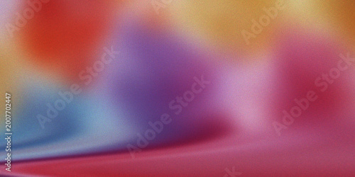 Bild auf Leinwand Abstract blurred colorful spectrum gradient background with soft light diffusion and vibrant hues for modern art projects