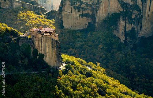 Rusanu Monastery in Meteora, Greece