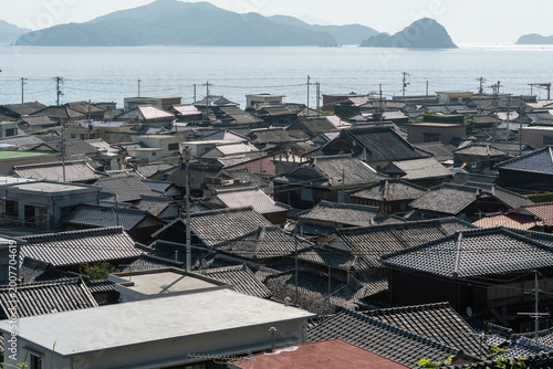 山口県祝島の集落