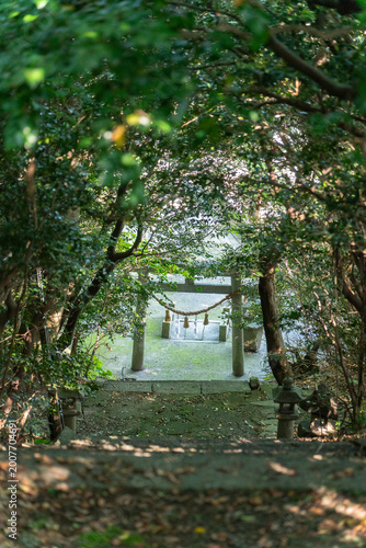 祝島、宮戸八幡宮の鳥居