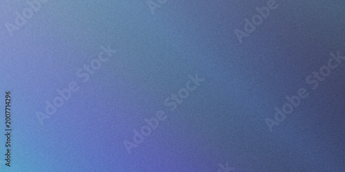Cuadro en lienzo Abstract image featuring a grainy blue and purple gradient with soft light emanating from the bottom left corner