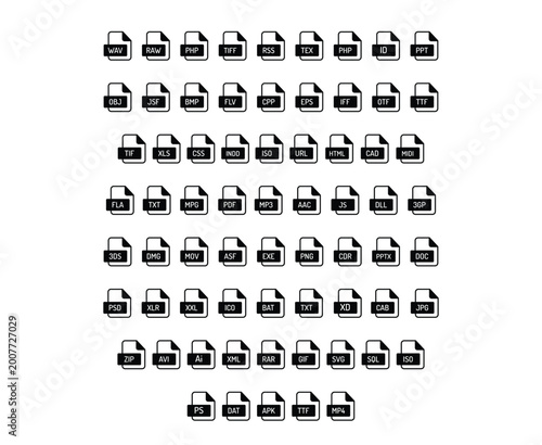 File Format Icons Set