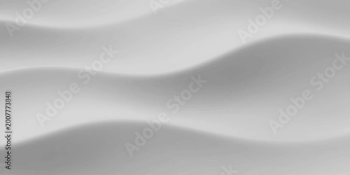 Canvas Print White silk and satin fabric background featuring soft luxury waves and a smooth