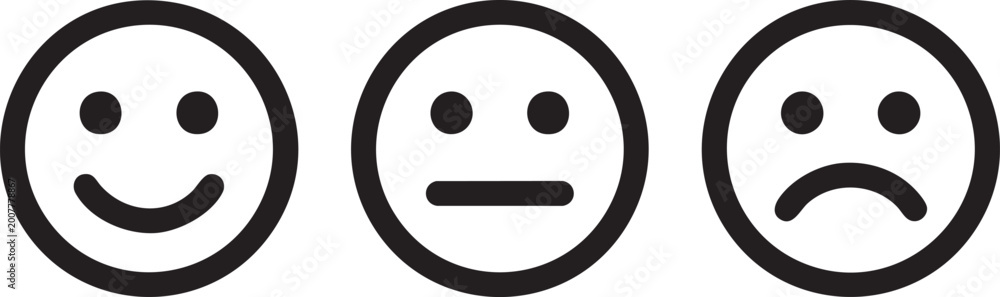 Fototapeta premium Digital Emoji Expression Character Vector Design