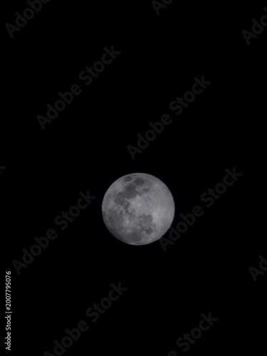 moon in the night sky