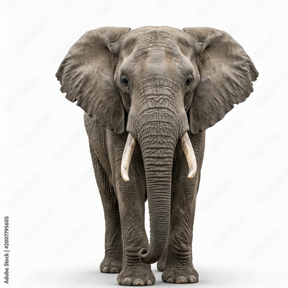 Obraz premium elephant in center image 