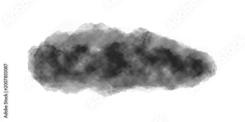 Foto Dark Gray Smoke Cloud Wisps Abstract Texture.
