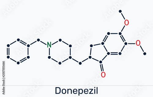 Photos Donepezil drug molecule