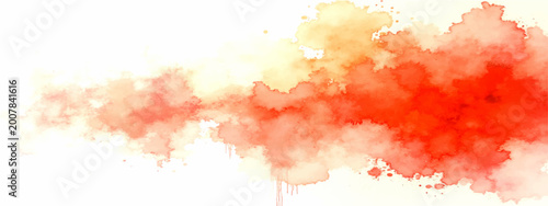 Fotografie Vector Abstract watercolour painting vibrant hues blends, evoking emotion, fluidity artistic expression