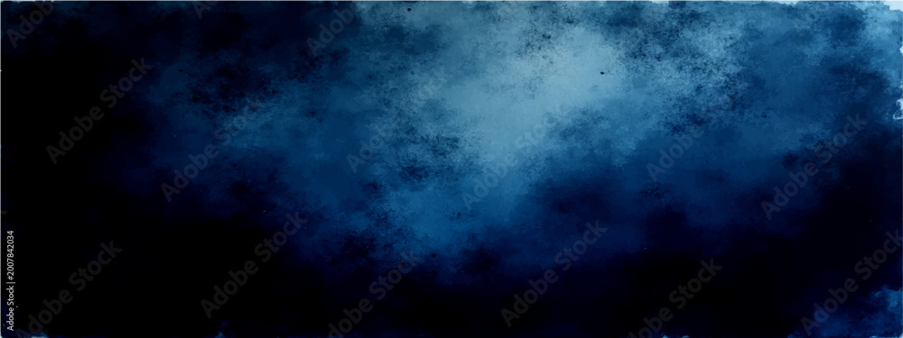 Φωτογραφία Vector Abstract moody indigo hue cloud formation evokes mystery tranquility