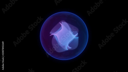Pulsing Glowing Plasma Sphere Ai Voice Assistant Interface Ai Energy Orb, Artificial Intelligence, Virtual Assistants Like Siri for High-Tech or Futuristic Creative Projects