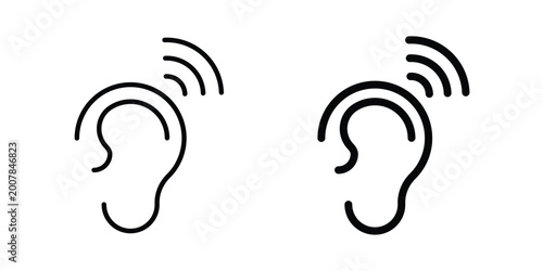 Canvastavla Hearing icon pack for web and apps design projects