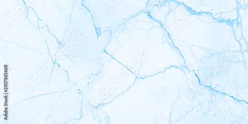 Slika na platnu Soft blue marble texture, watercolor wash, translucent veins, icy pastel tones, organic stone patterns, subtle fluid details, minimal abstract background design vector