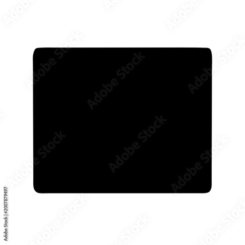 minimalist blank screen vector illustration for tech and design concepts