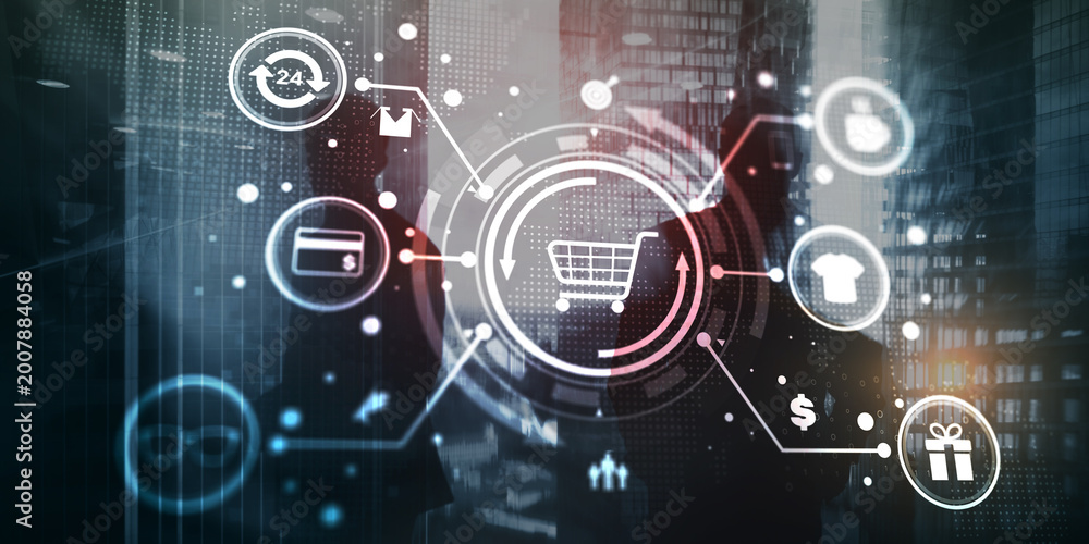 Fototapeta premium Smart Commerce and Digital Payment Infrastructure for Scalable Platforms.