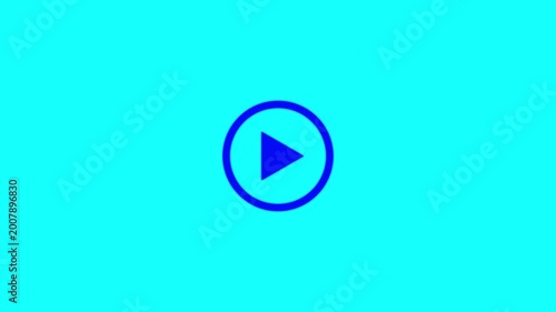 play icon, video play icon for website and mobile design with video play button video animation.