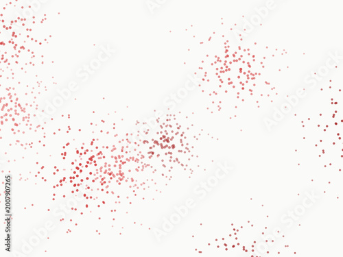 Foto Pointillist Dot Clusters Modern Abstract Background Art