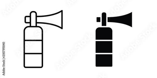 Konstfotografi Air horn icon set. Vector eps10