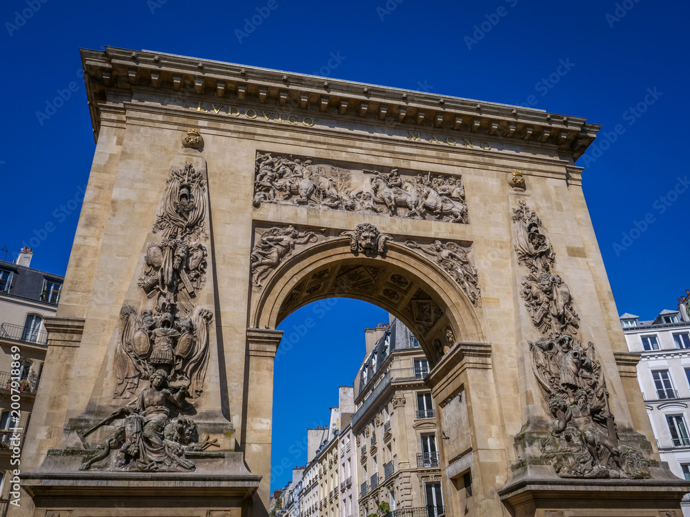 Obraz premium Porte Saint-Denis à Paris