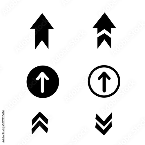 Free Download  Modern UI  UX navigation arrows icon set, glyphs for web and app design - GFXLoad