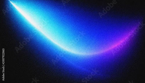 Φωτογραφία Vibrant blue and purple light curve.