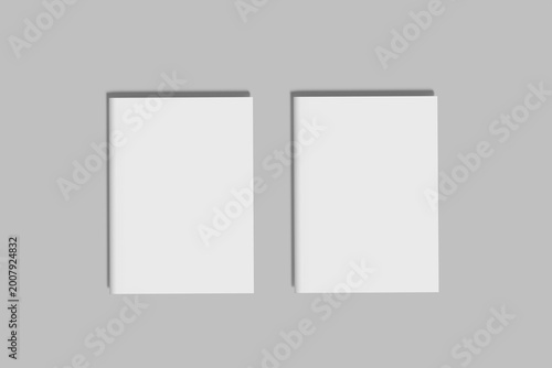 Megazine Mockup Design Blank Presentation