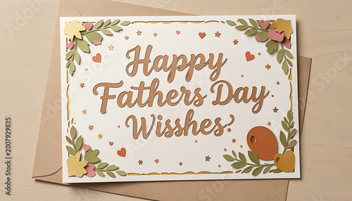 Happy Father’s Day Wishes Card
