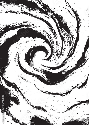 Black and White Grunge Texture Distressed Overlay Background