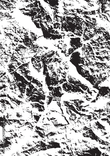 Black and White Grunge Texture Distressed Overlay Background